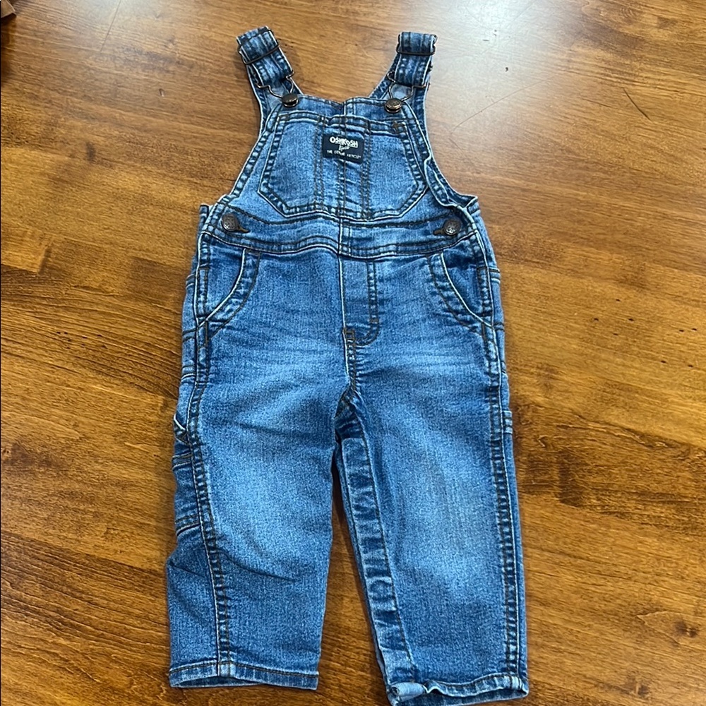 OshKosh B'gosh Blue Denim Overalls for Kids